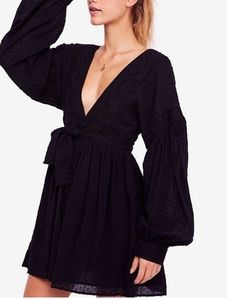 Free People Dresses - NWT Free People Open Back Mini A-Line Dress Free People Dresses - NWT Free People Open Back Mini A-Line Dress